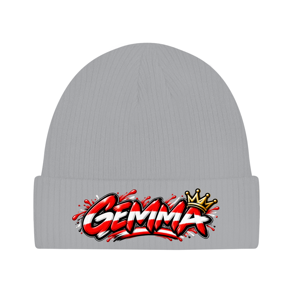 Österreich Beanie aus Bio-Baumwolle – GEMMA