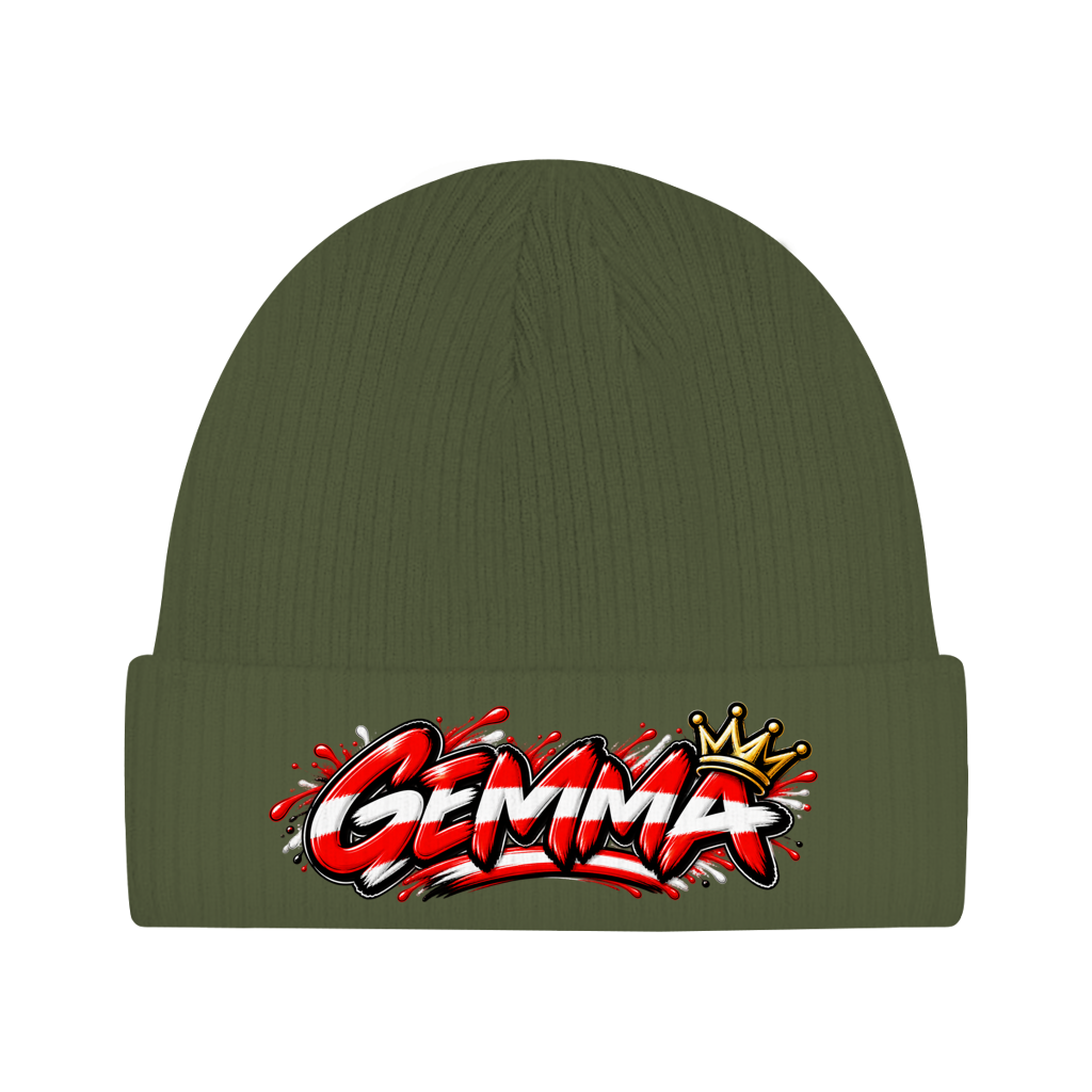 Österreich Beanie aus Bio-Baumwolle – GEMMA