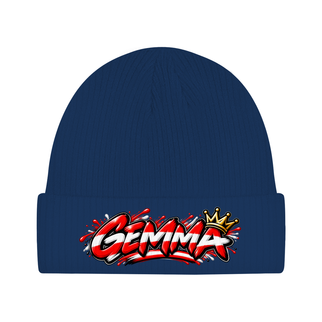 Österreich Beanie aus Bio-Baumwolle – GEMMA