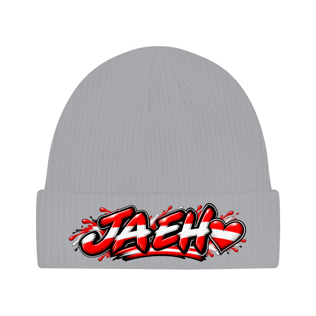 Österreich Beanie aus Bio-Baumwolle – JA EH
