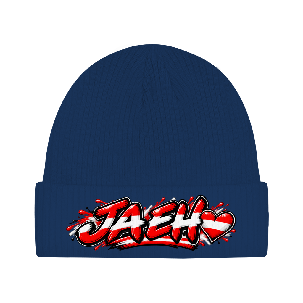 Österreich Beanie aus Bio-Baumwolle – JA EH