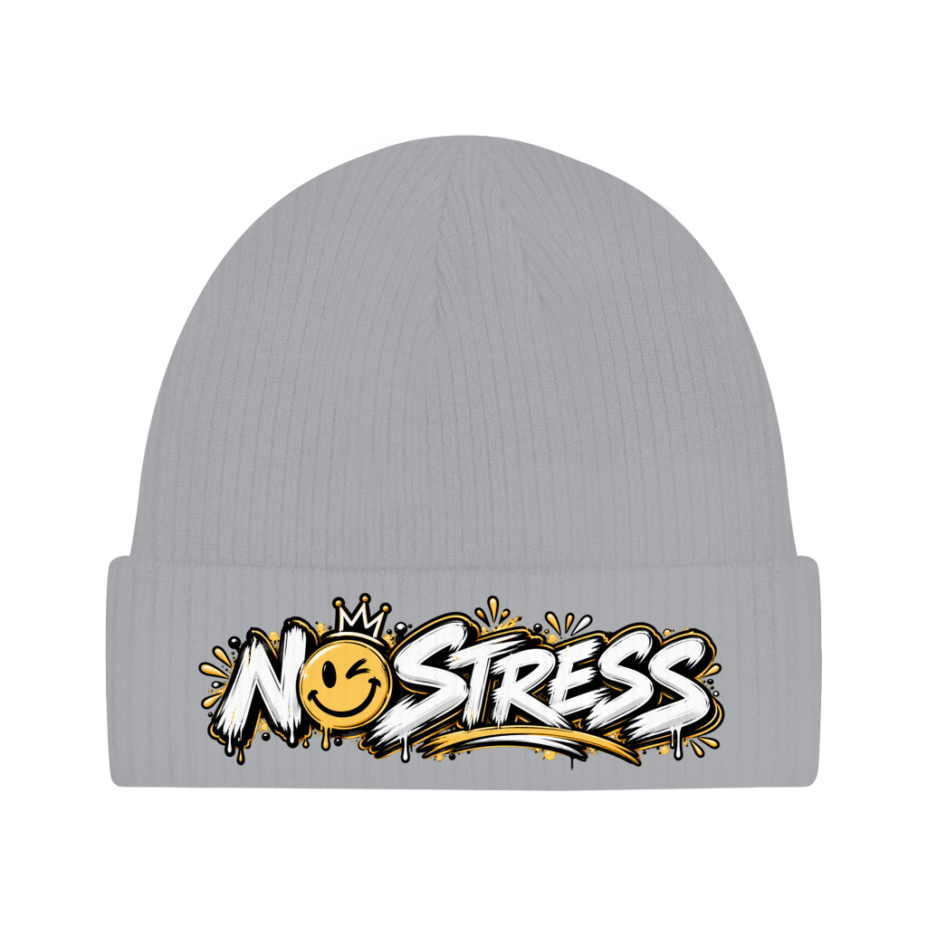 Beanie aus Bio-Baumwolle - No stress