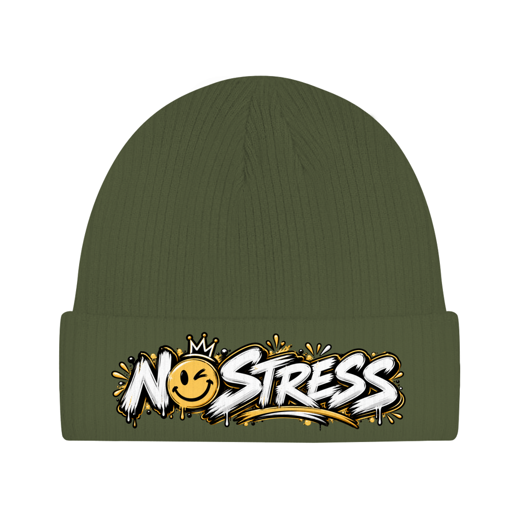 Beanie aus Bio-Baumwolle - No stress