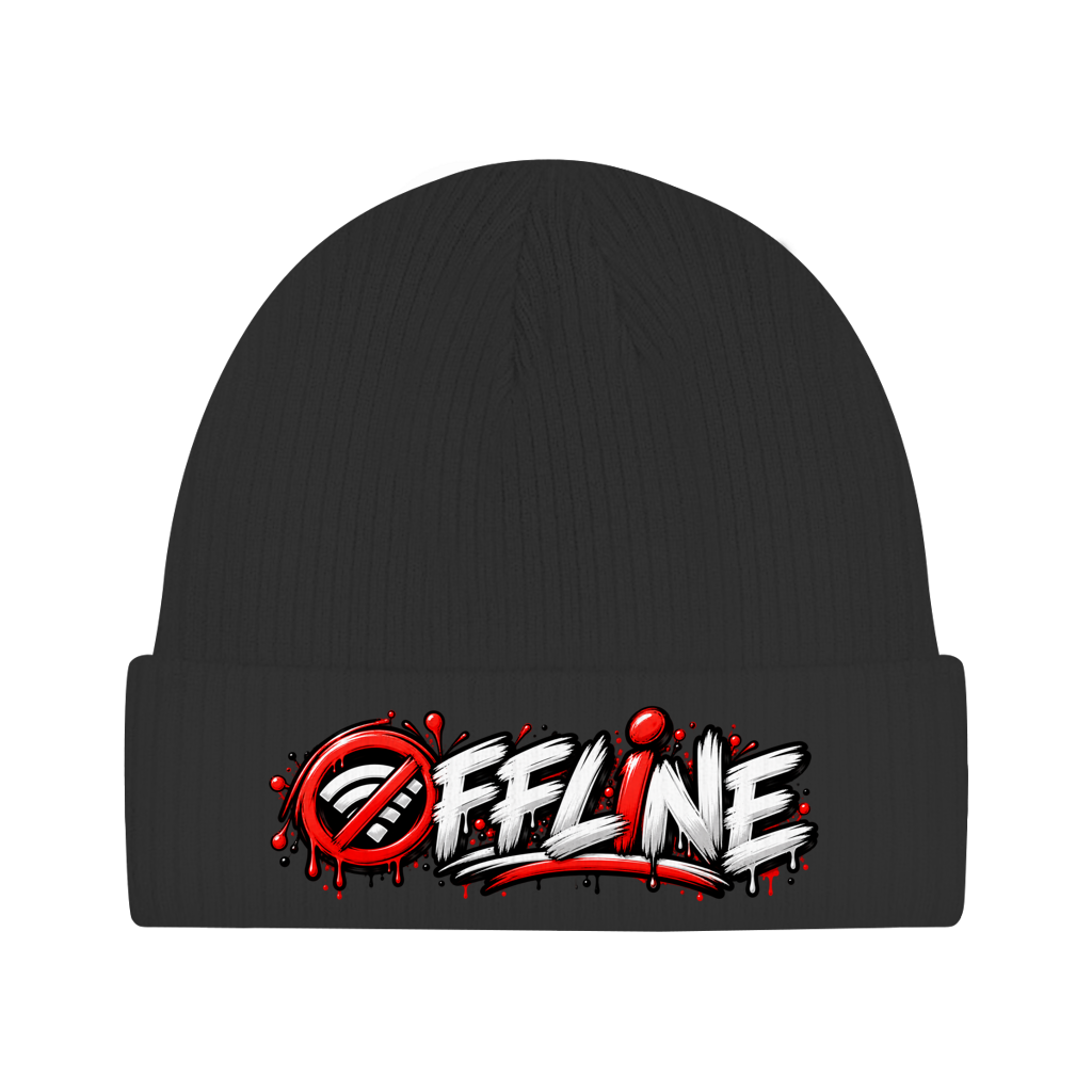 Beanie aus Bio-Baumwolle - Offline