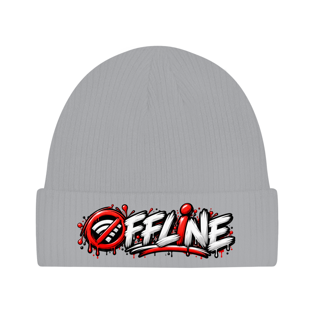 Beanie aus Bio-Baumwolle - Offline
