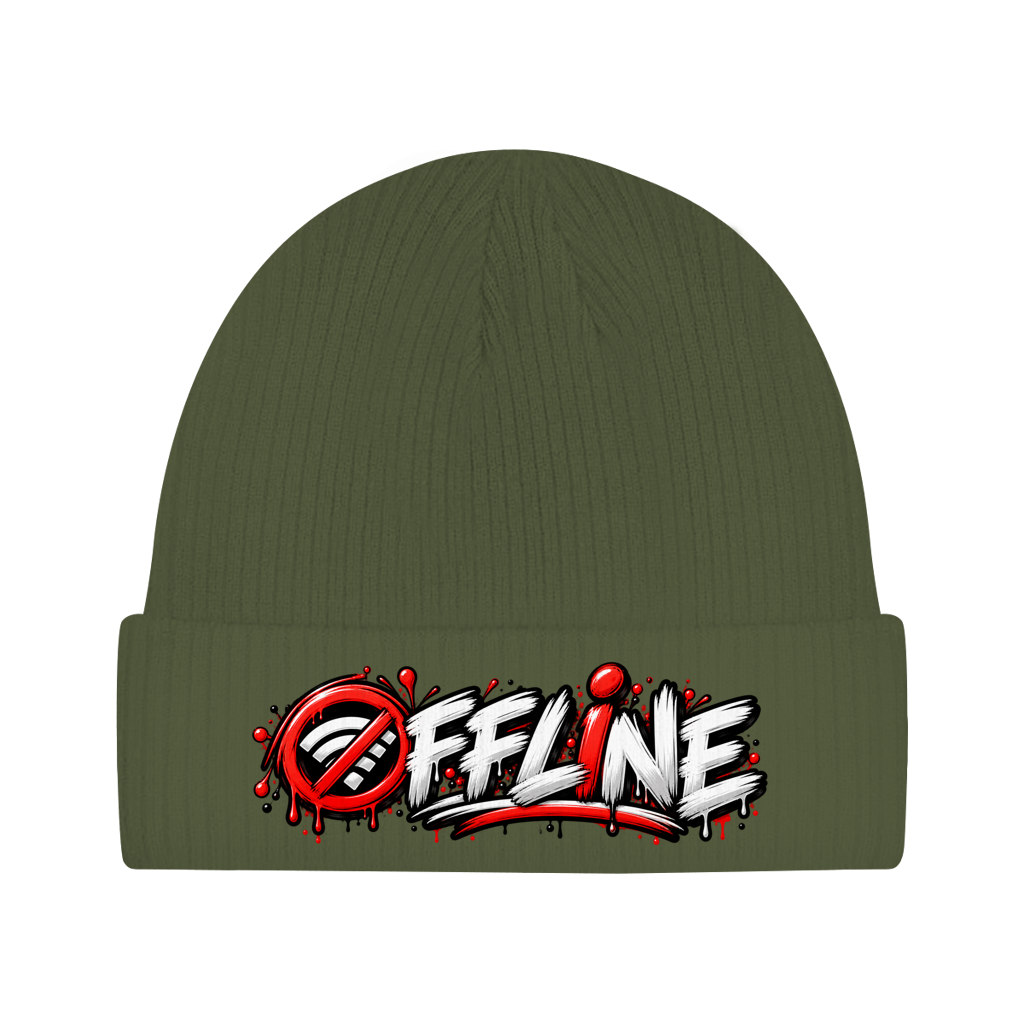 Beanie aus Bio-Baumwolle - Offline