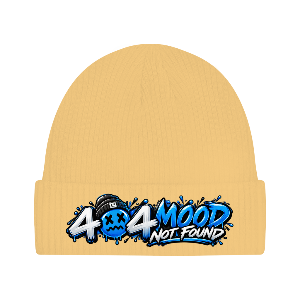 Beanie aus Bio-Baumwolle -  404 Mood Not Found
