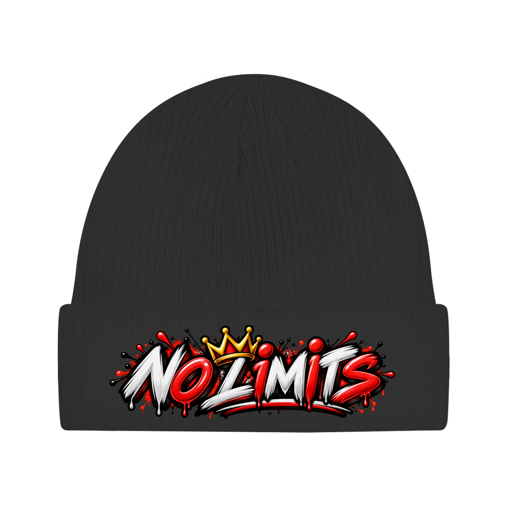 Beanie aus Bio-Baumwolle -  No Limits Rot