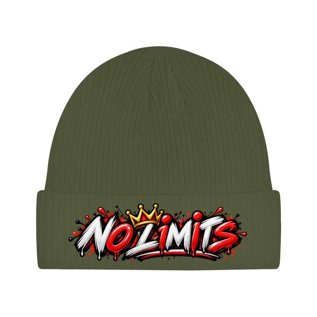 Beanie aus Bio-Baumwolle -  No Limits Rot