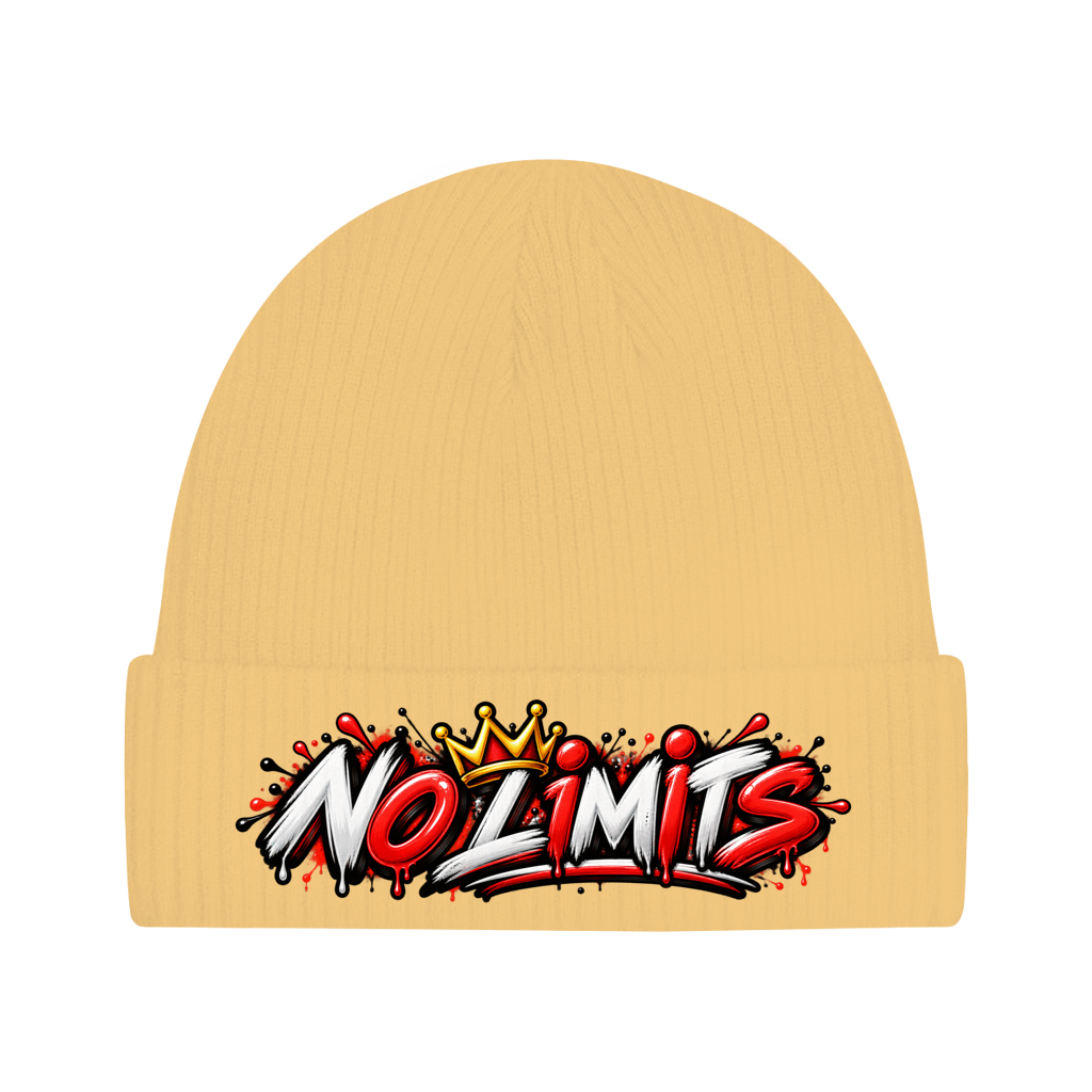 Beanie aus Bio-Baumwolle -  No Limits Rot