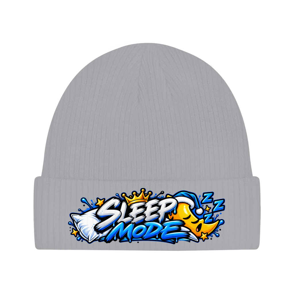 Beanie aus Bio-Baumwolle - Sleep mode
