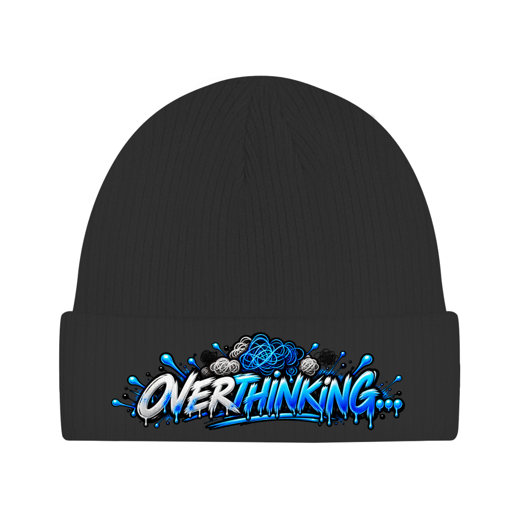 Beanie aus Bio-Baumwolle - Overthinking