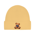 Beanie aus Bio-Baumwolle - Teddybär