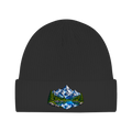 Beanie aus Bio-Baumwolle - Berglandschaft