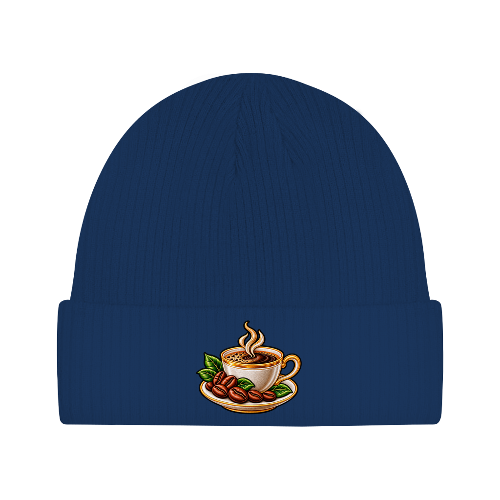 Beanie aus Bio-Baumwolle - Kaffeetasse