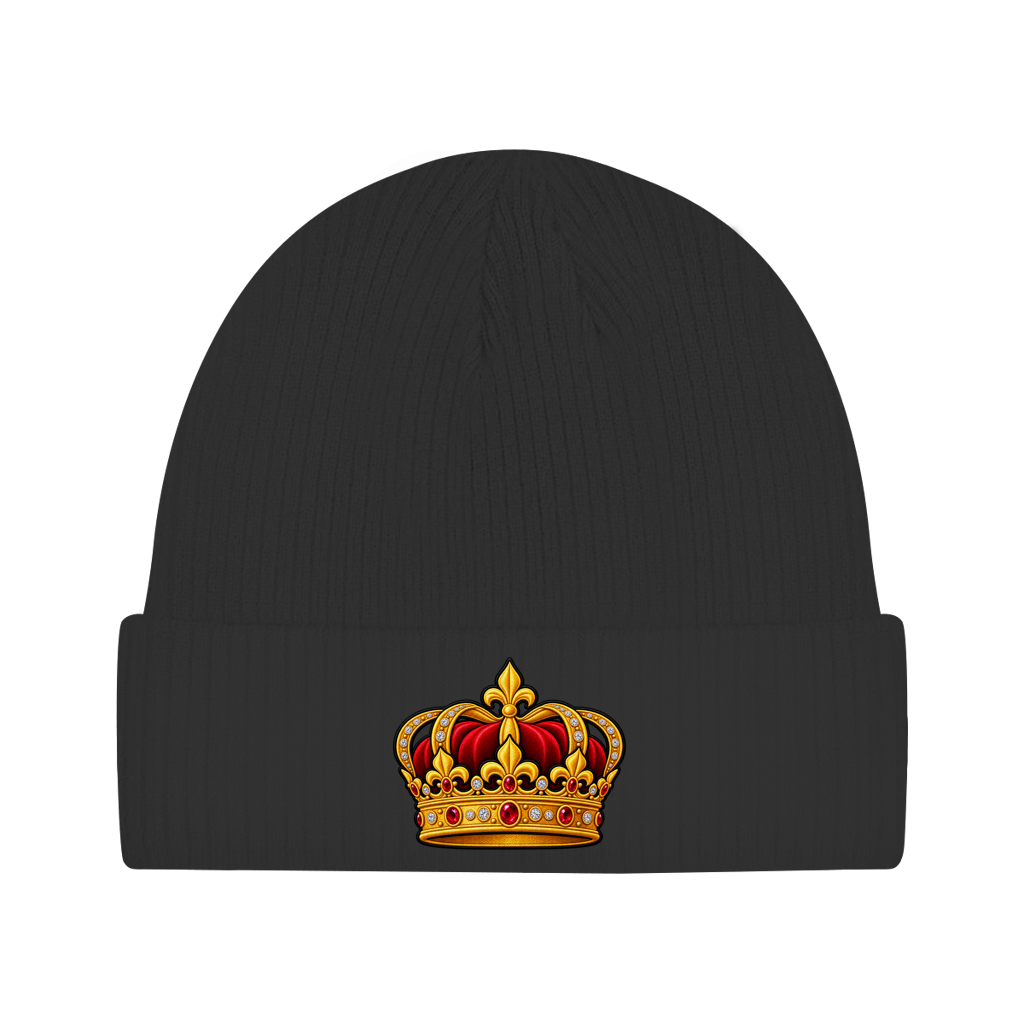 Beanie aus Bio-Baumwolle - Krone