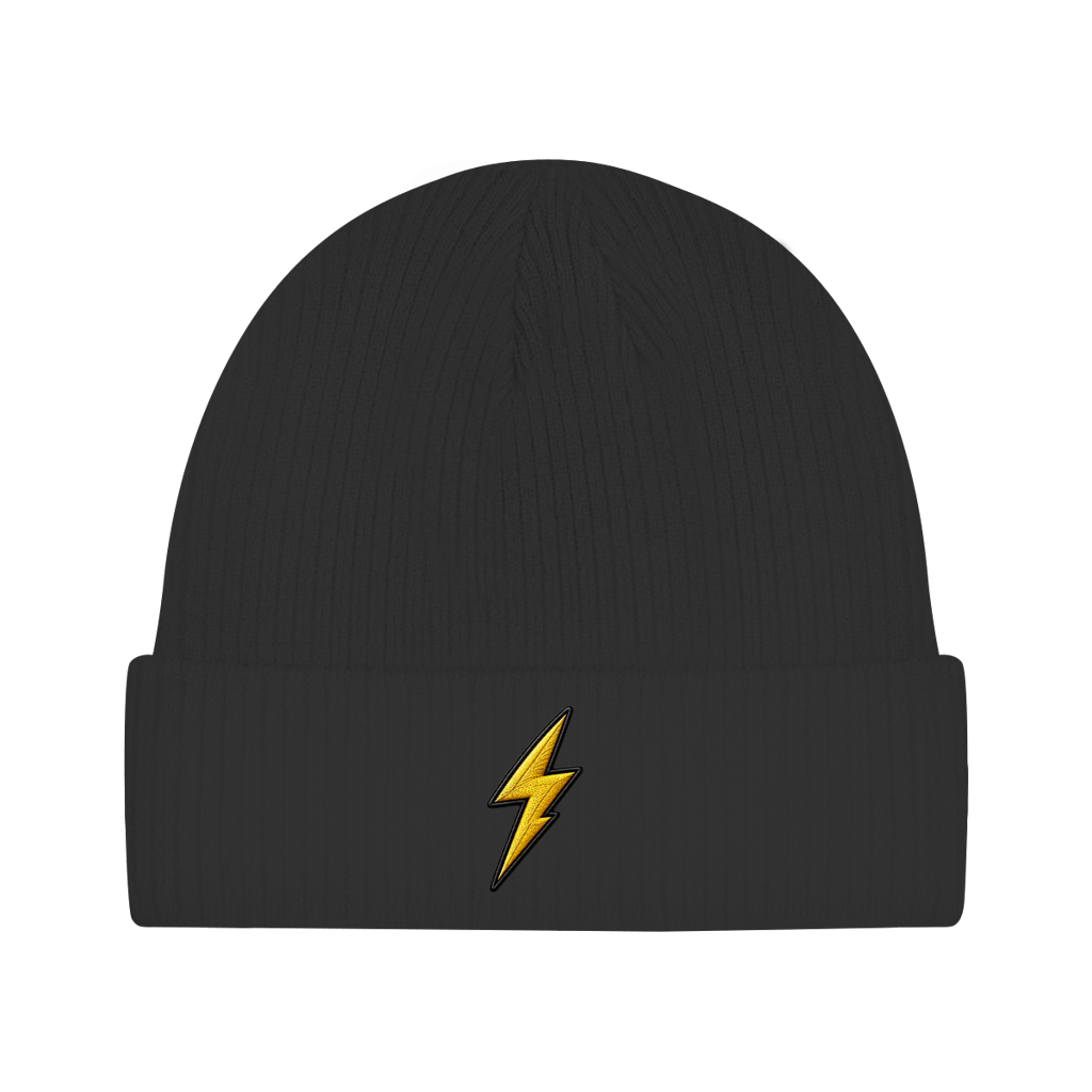 Beanie aus Bio-Baumwolle - Blitz