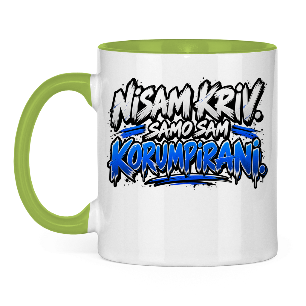 Tasse zweifarbig Korumpirani