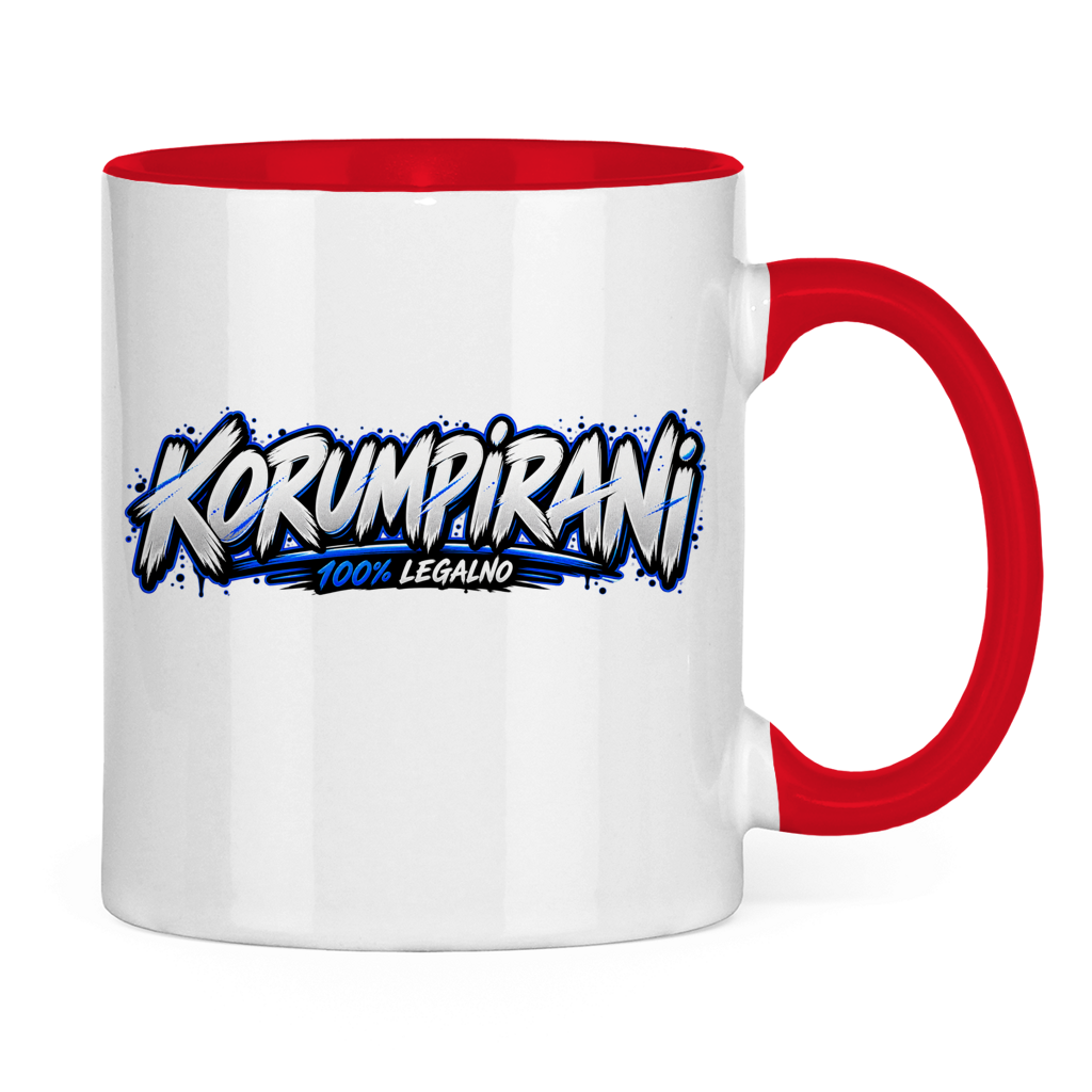 Tasse zweifarbig Korumpirani