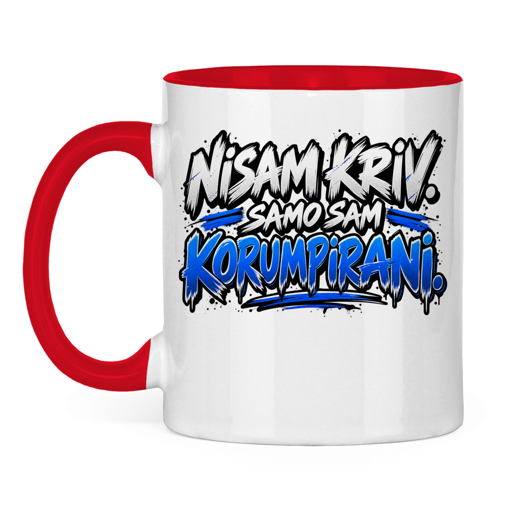 Tasse zweifarbig Korumpirani