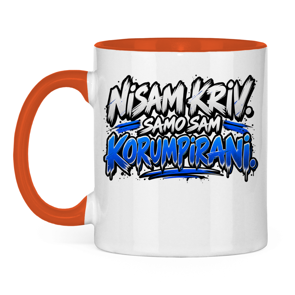 Tasse zweifarbig Korumpirani