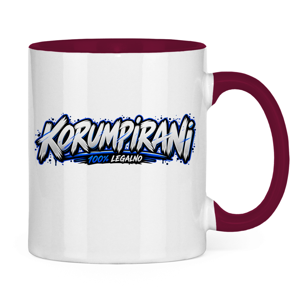Tasse zweifarbig Korumpirani