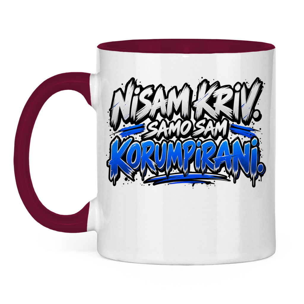 Tasse zweifarbig Korumpirani
