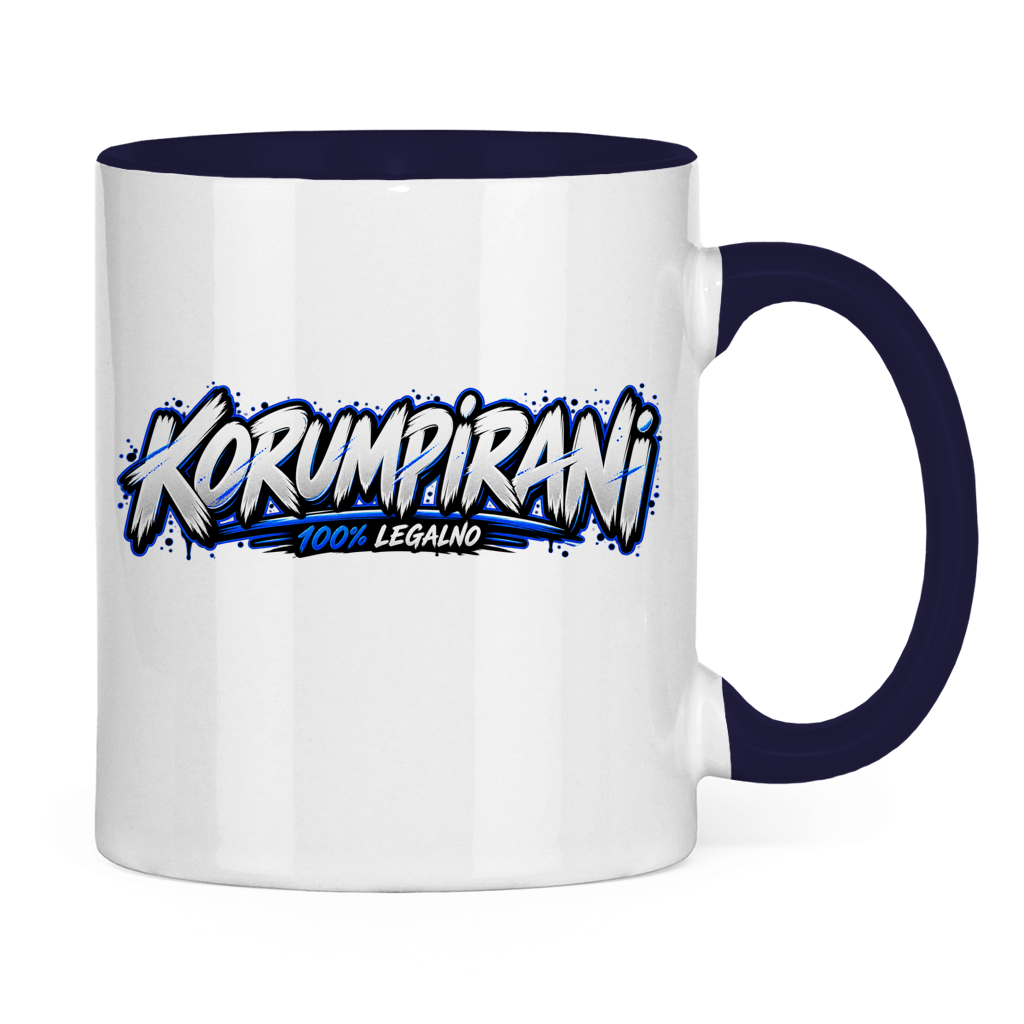 Tasse zweifarbig Korumpirani