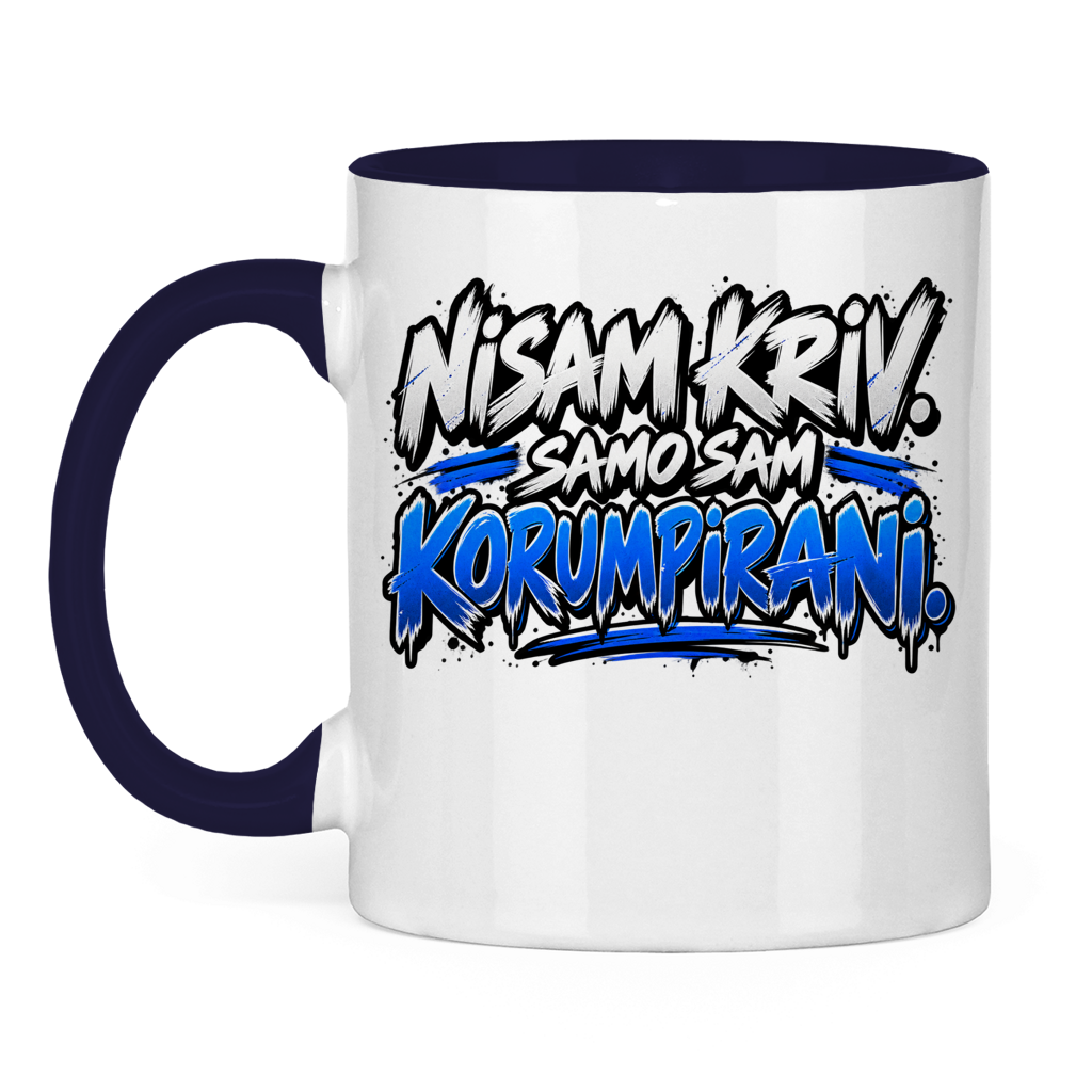Tasse zweifarbig Korumpirani