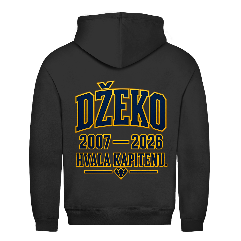 Džeko 11 Herren Hoodie – 2007–2026 Hvala Kapitenu | Bosnien Fan Hoodie