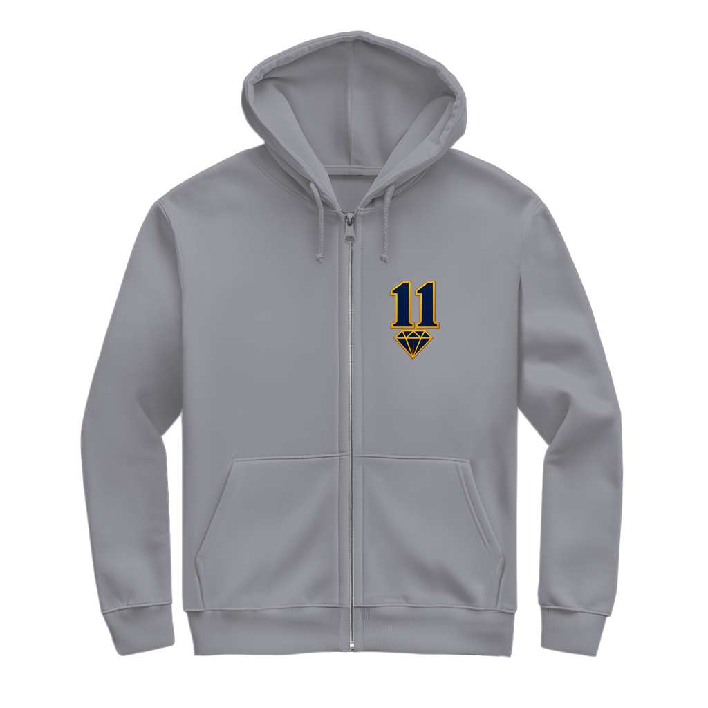 Džeko 11 Herren Zipper Hoodie – 2007–2026 | Hvala Kapitenu | Bosnien Fan Hoodie