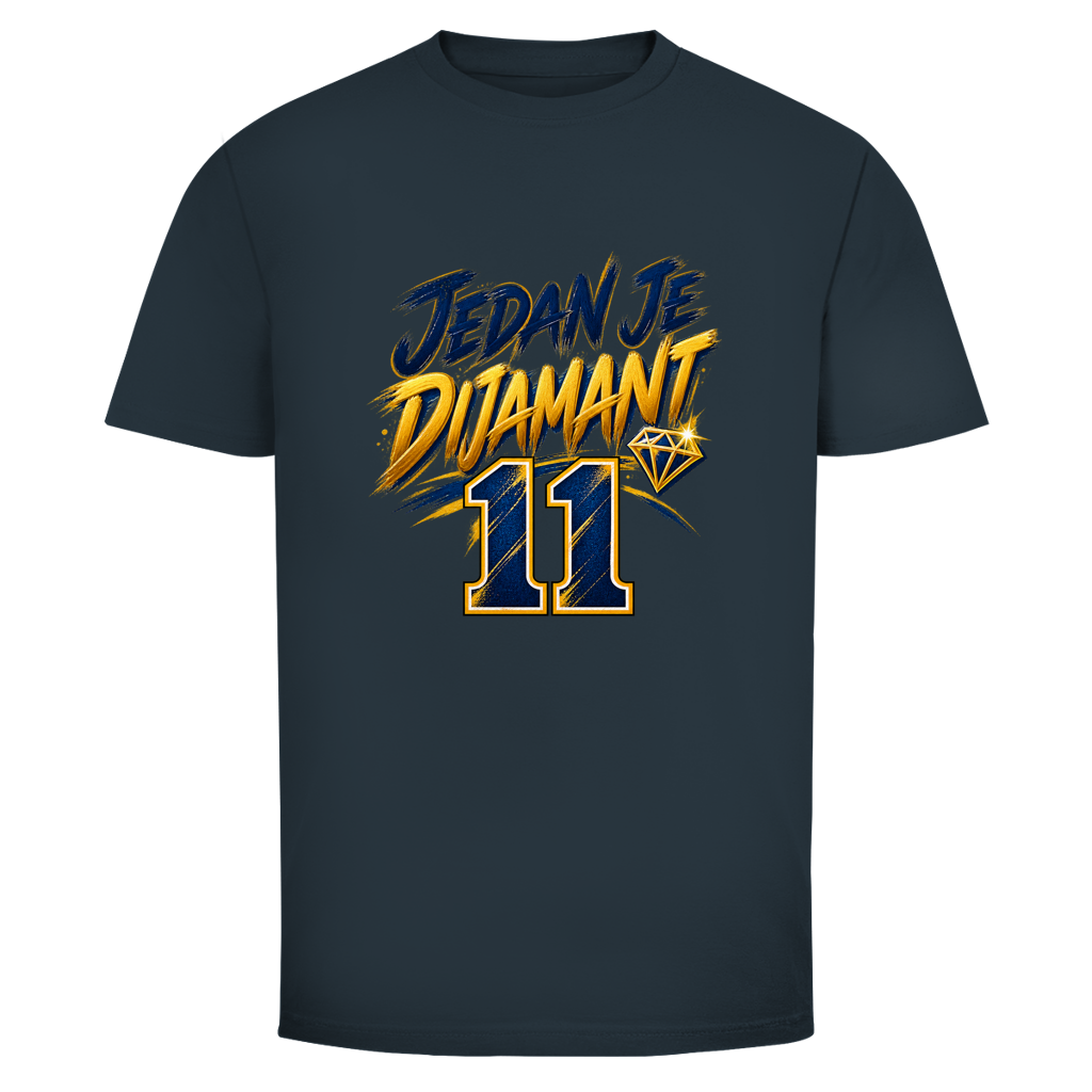 Jedan je Dijamant 11 Herren T-Shirt – Bosnien Fußball Fan Shirt