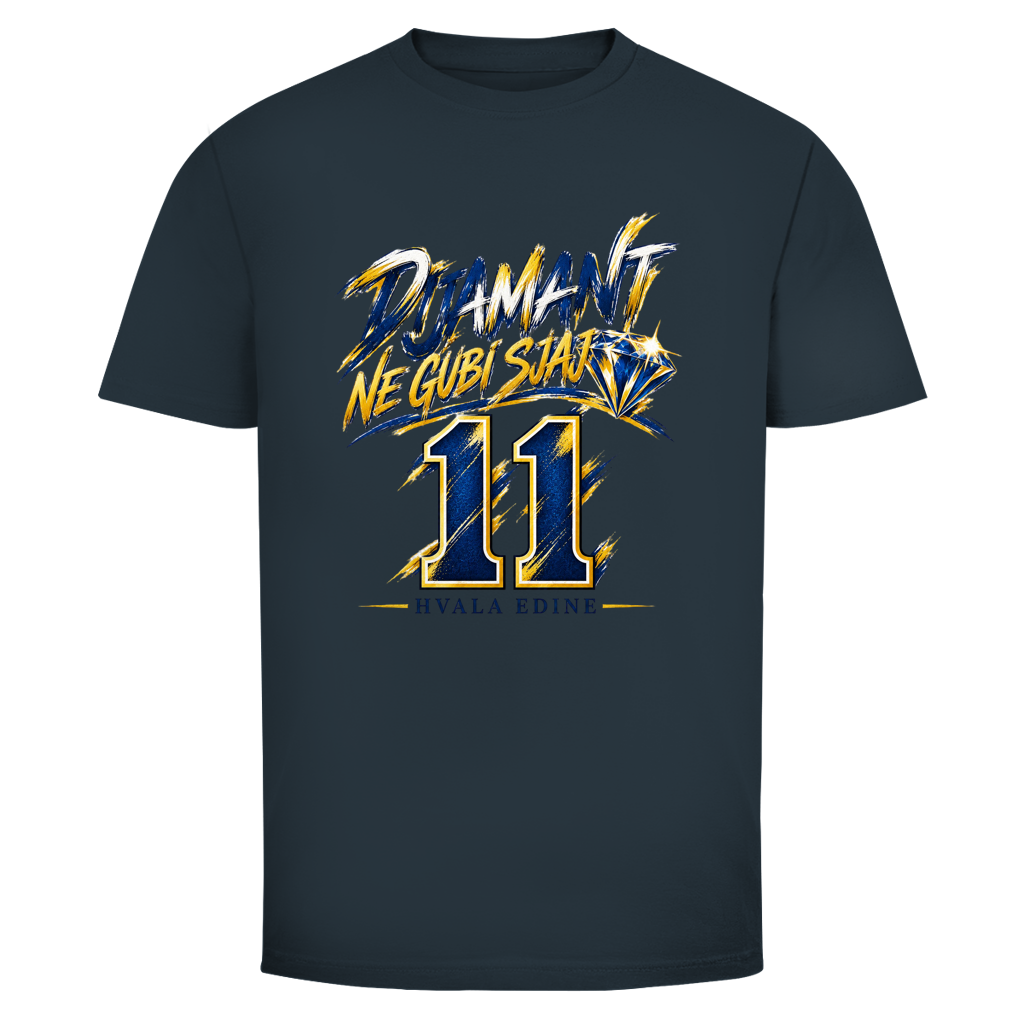 Dijamant ne gubi sjaj 11 Herren T-Shirt – Hvala Edine | Bosnien Fußball Shirt