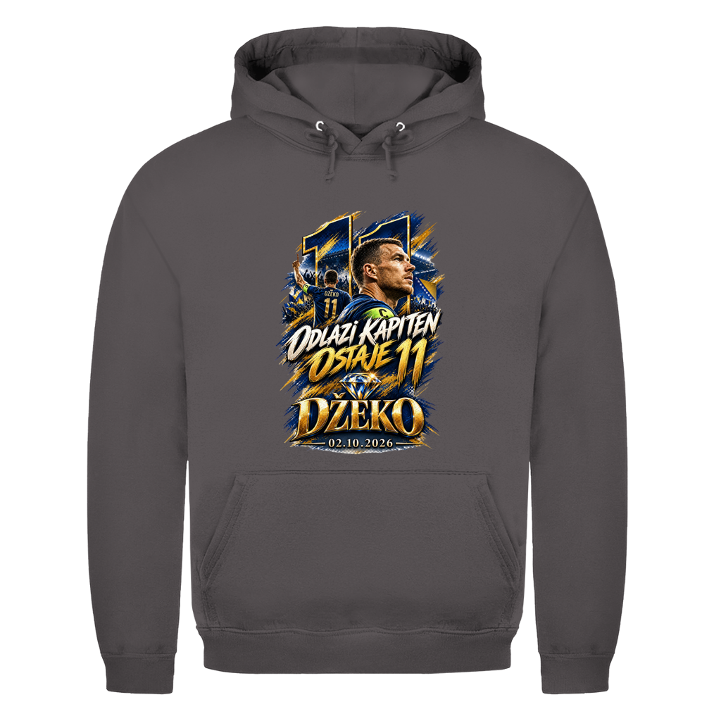 Odlazi Kapiten, Ostaje 11 Džeko Herren Hoodie – 02.10.2026 | Bosnien Fußball