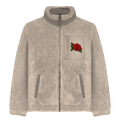 Sherpa Jacke Rose – Unisex Fleece Jacke mit Motiv | Cozy & Warm