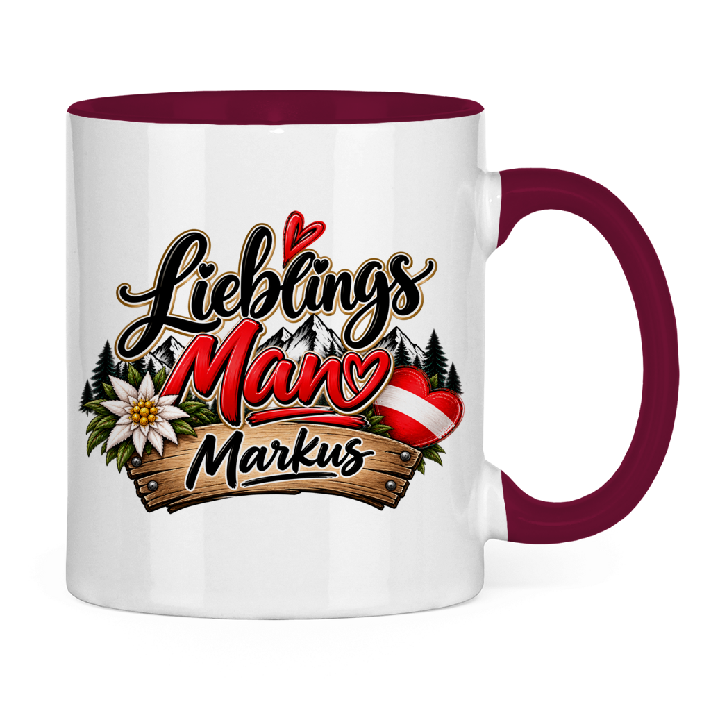 Tasse zweifarbig Markus