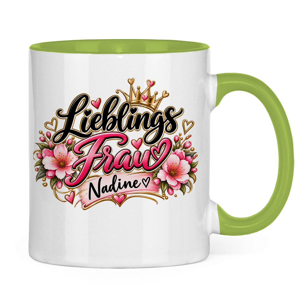 Tasse zweifarbig Nadine