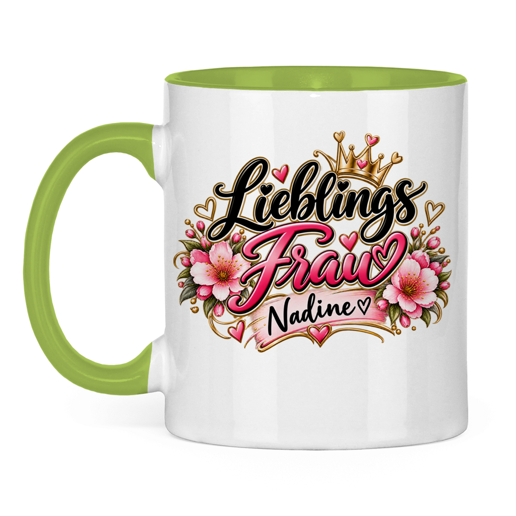 Tasse zweifarbig Nadine