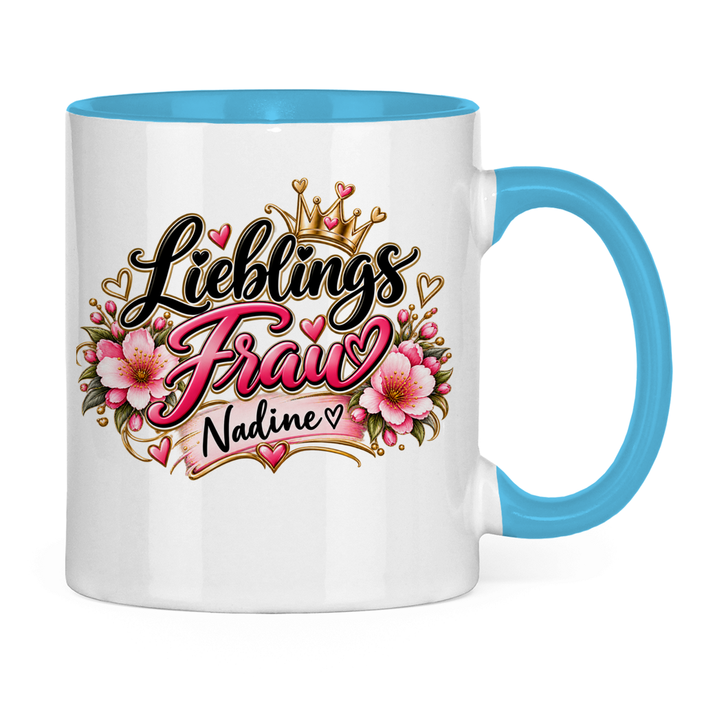 Tasse zweifarbig Nadine