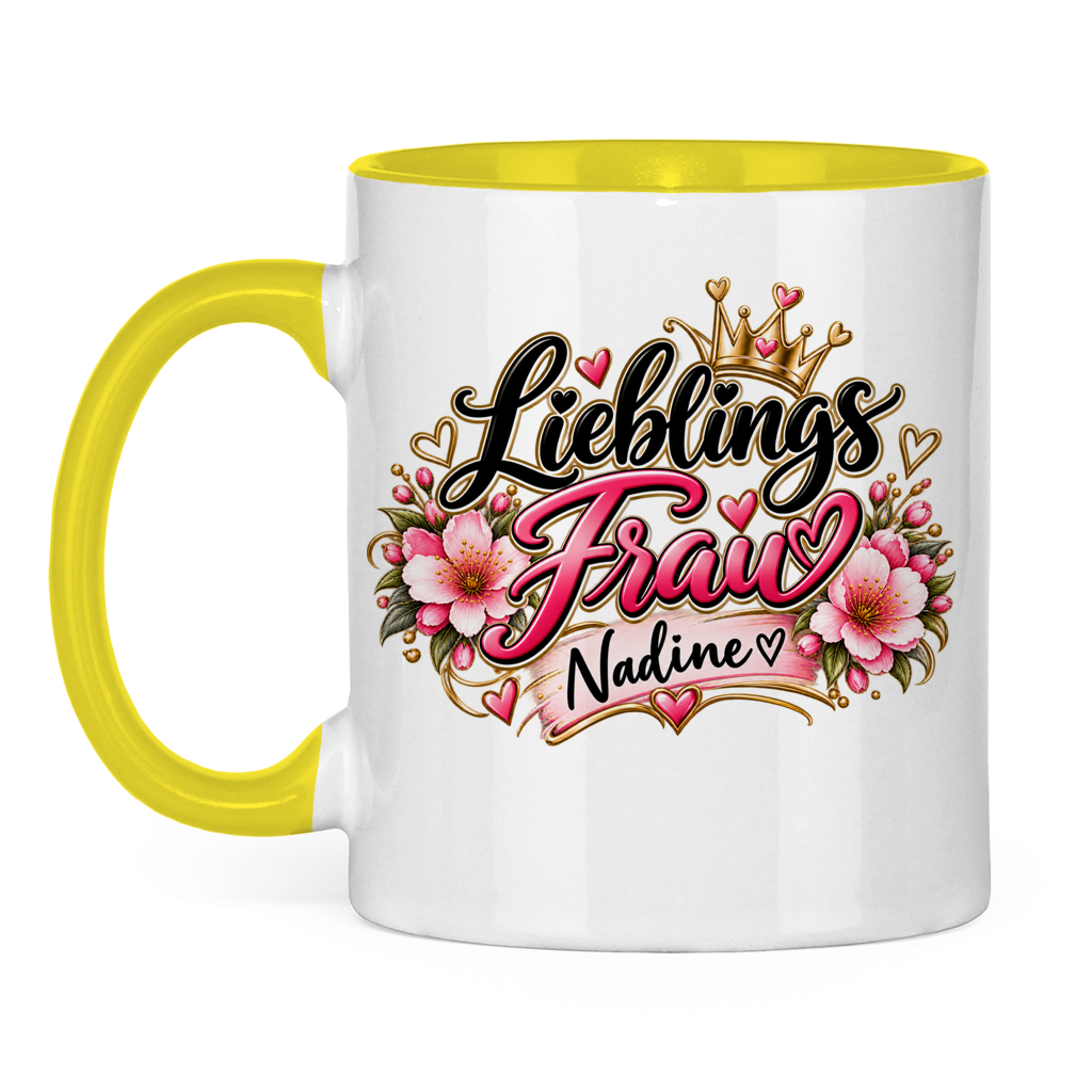 Tasse zweifarbig Nadine