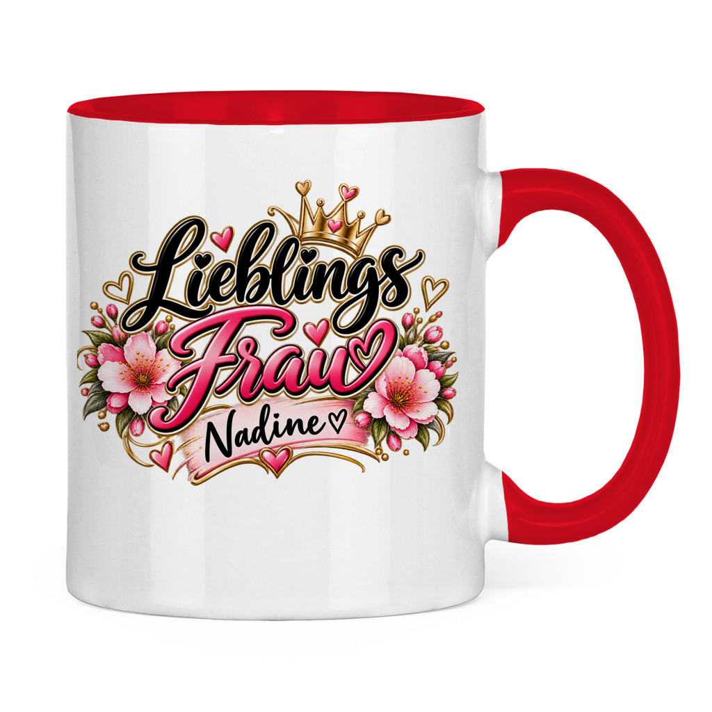 Tasse zweifarbig Nadine