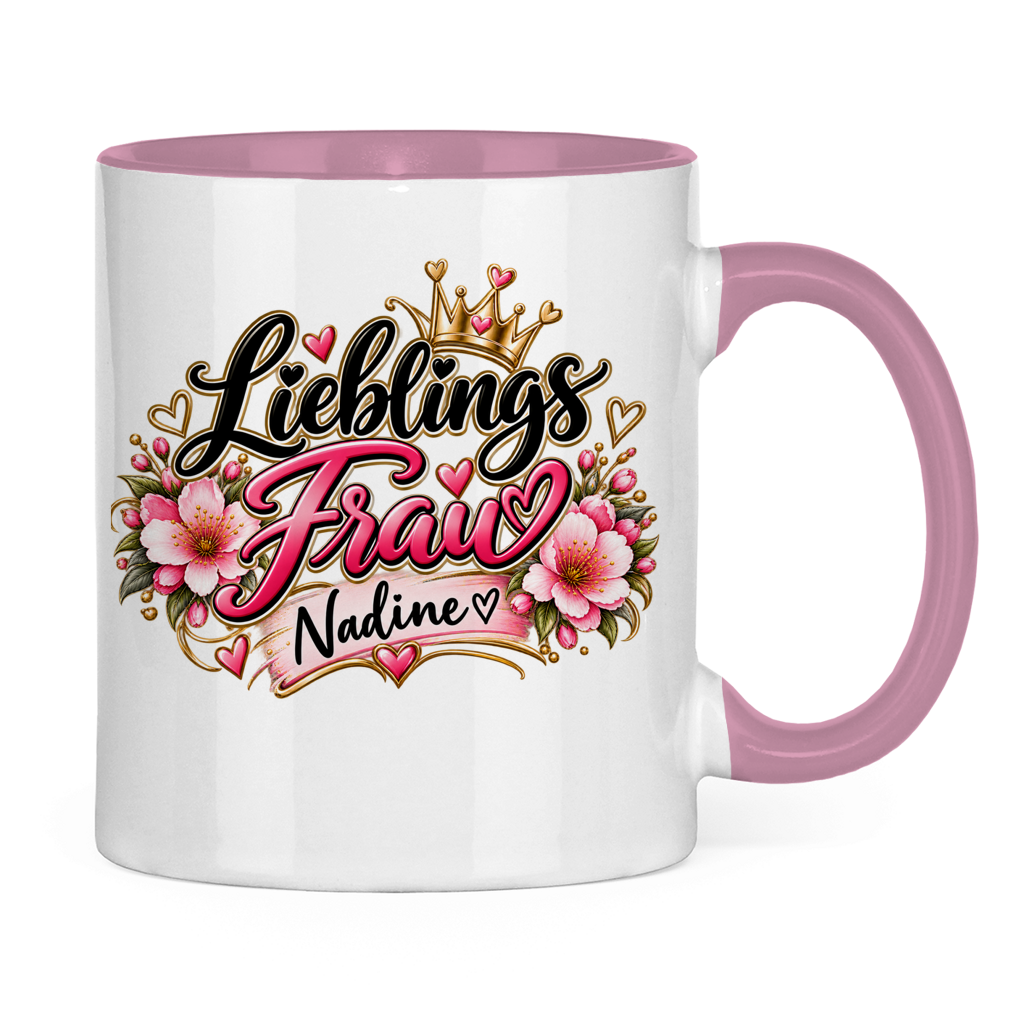 Tasse zweifarbig Nadine