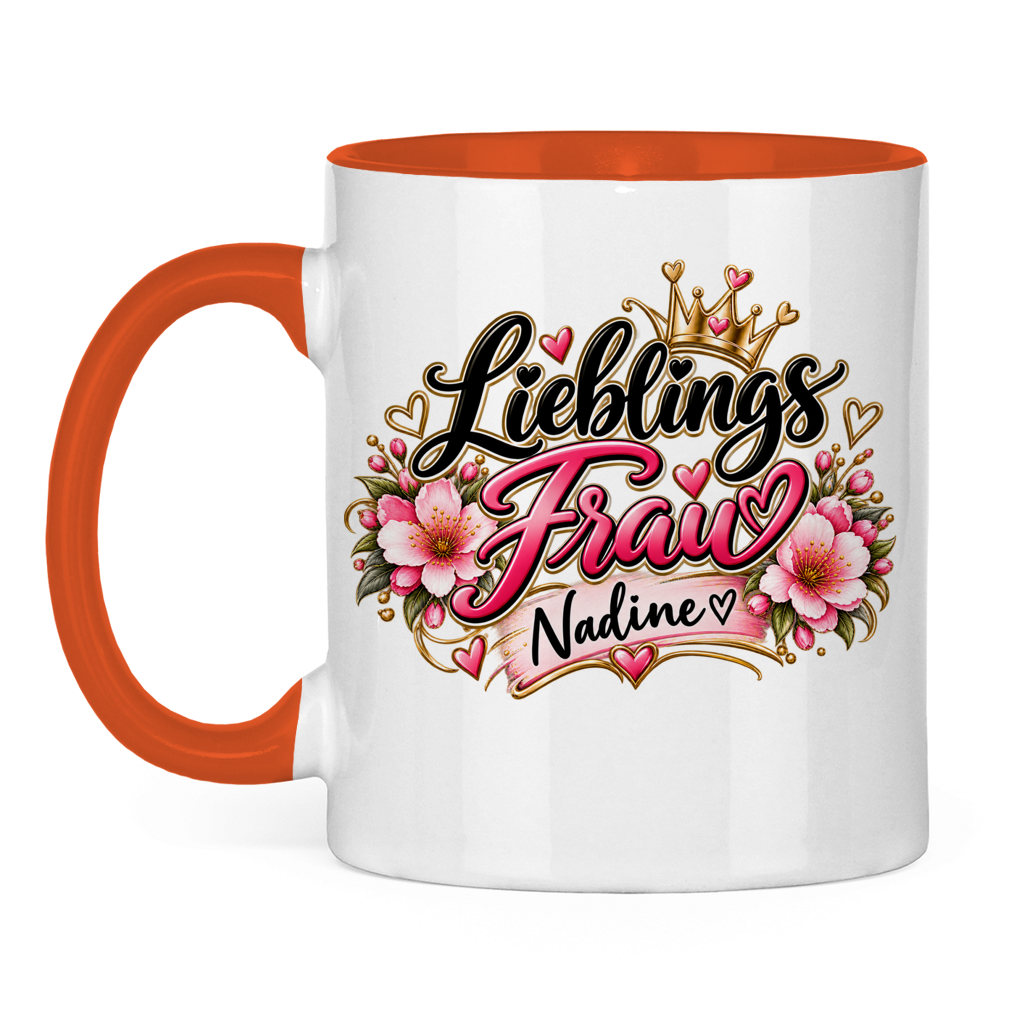 Tasse zweifarbig Nadine