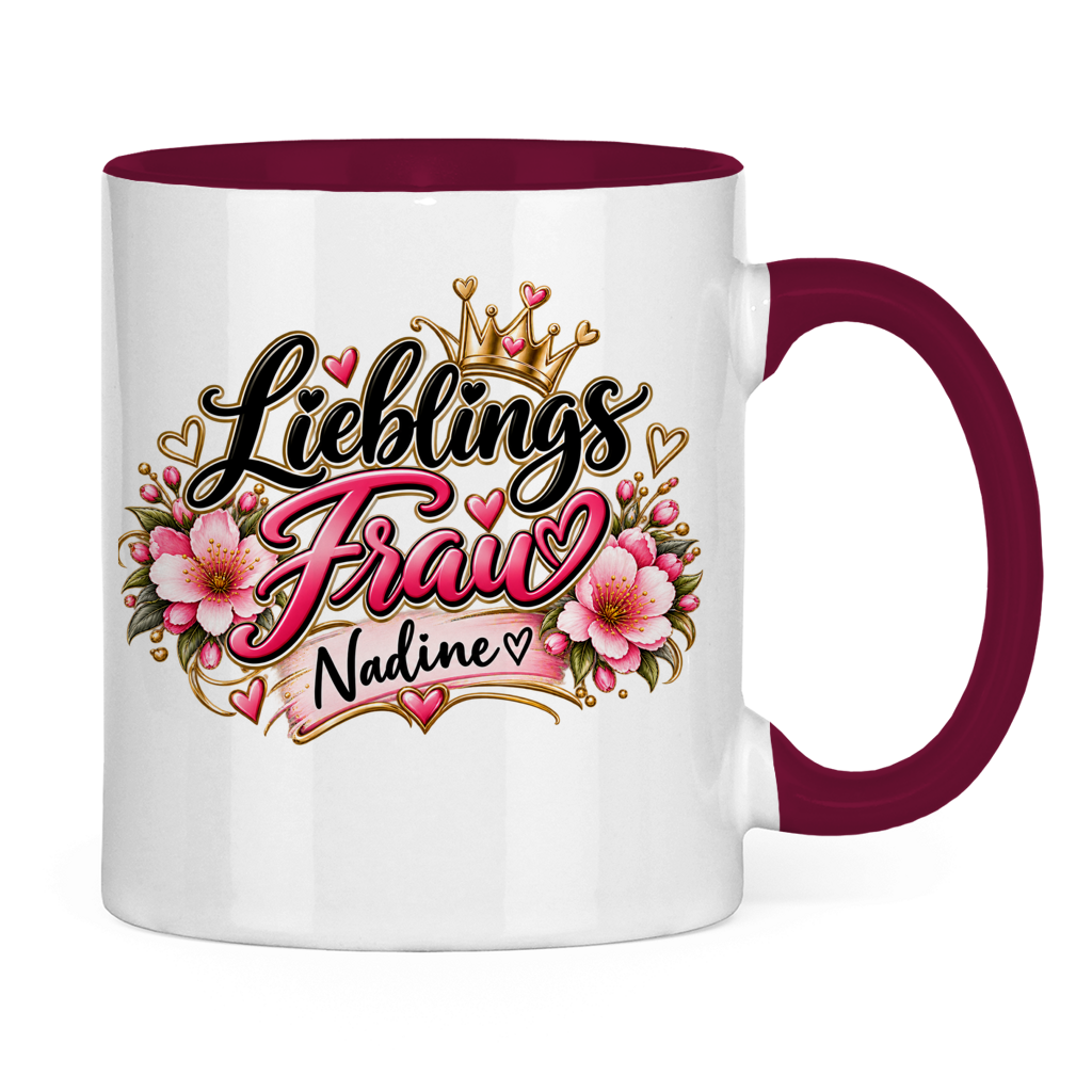 Tasse zweifarbig Nadine