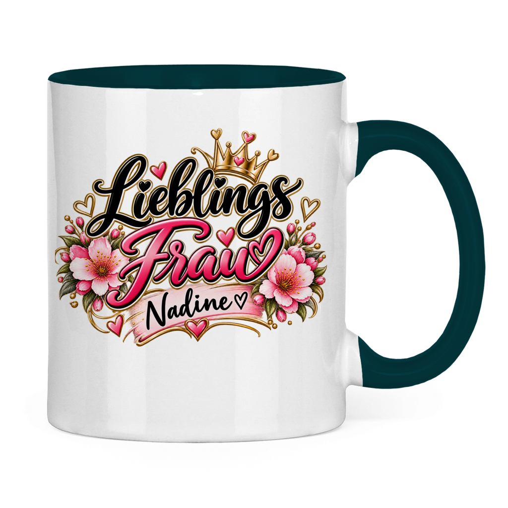 Tasse zweifarbig Nadine