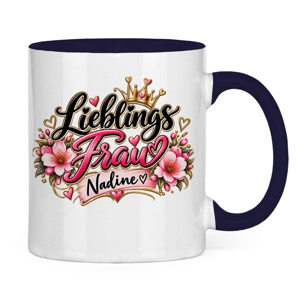 Tasse zweifarbig Nadine