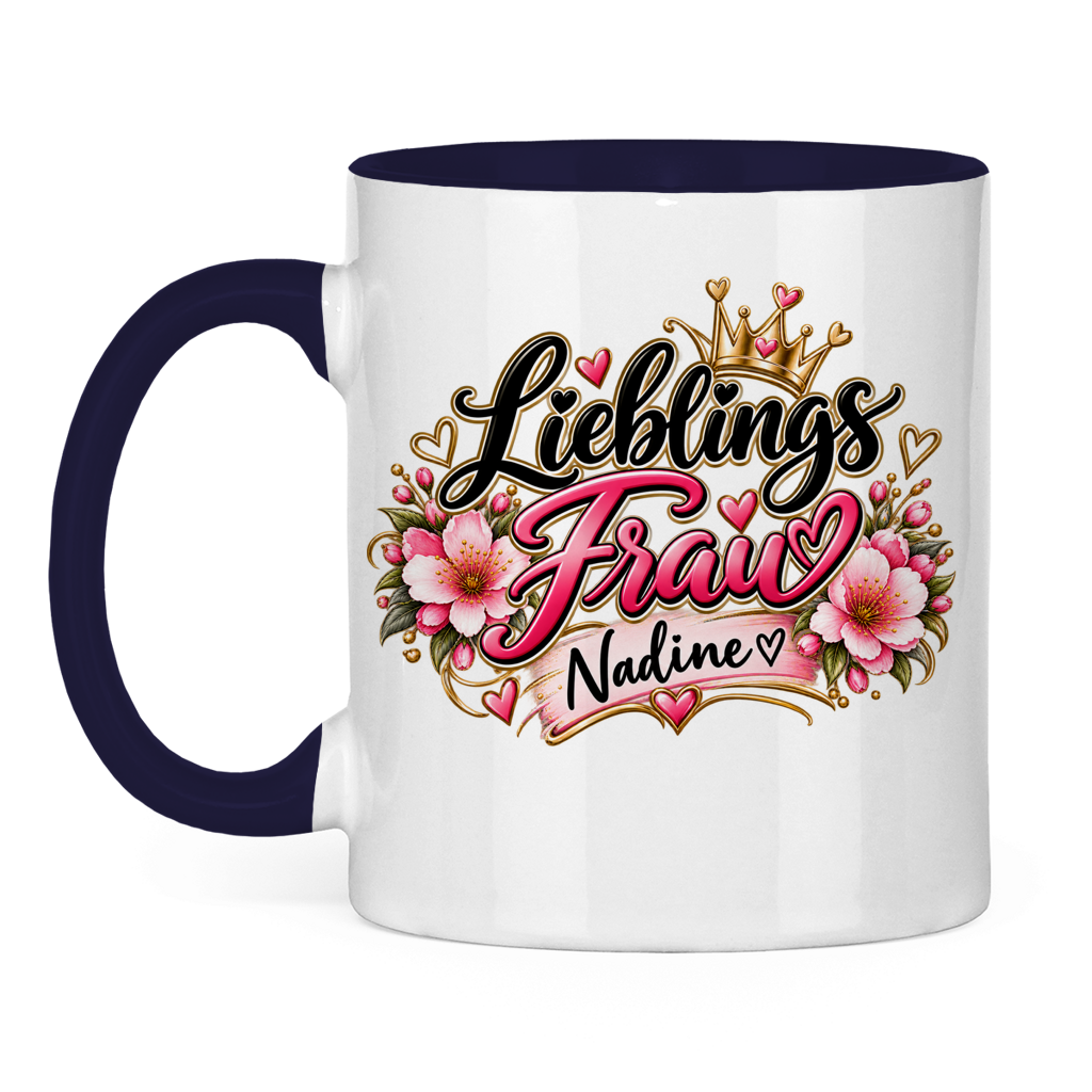 Tasse zweifarbig Nadine