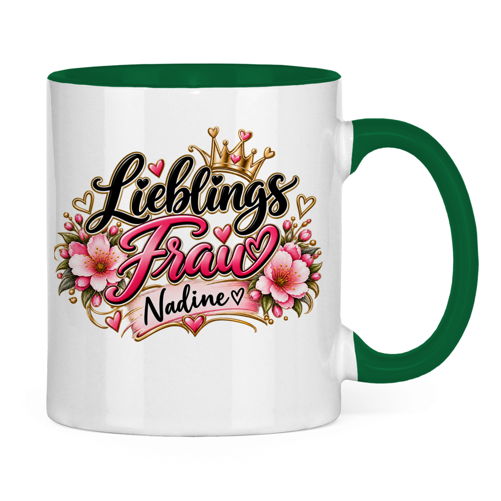 Tasse zweifarbig Nadine