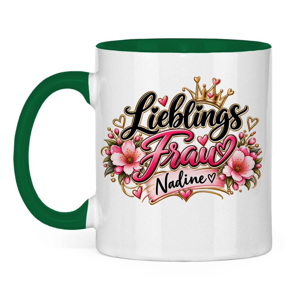 Tasse zweifarbig Nadine