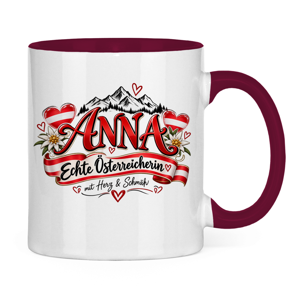Tasse zweifarbig Anna